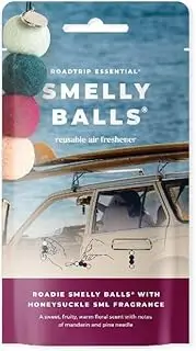 Smelly Balls Roadie Honeysuckle Car Air Freshener Set