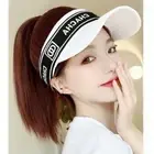 Cap Pony Tail Fake Hair Hat Shade Baseball Cap Wig Short Straight Ponytail