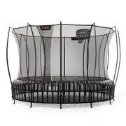VULY Thunder 2 Pro Extra Large 16ft Springless Trampoline with Enclosure - Round Kids Trampolines Bundle With Basketball Hoop