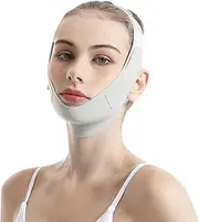 Reusable V-Line Lifting Mask Chin Strap – Face Lift Strap for Sleeping, Double Chin Reducer, Jawline Shaper & Jaw Exerciser for Skin Tightening and Firming