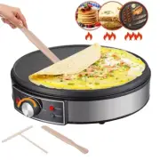 Electric Crepe Maker Machine Non-Stick Pancake Machine Baking Pan Pie Cake Maker