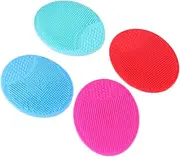 IWOWHERO Silicone Face Massager Brush Set 4pcs Gentle Cleansing Pads Non-abrasive Ideal for All Ages