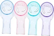 HAWILLOSCH 4Pcs Travel Toothbrush Caps Dust Covers for Electric Toothbrush Lightweight Protective Cases for Camping Hiking and Business Trips Toothbrush Head