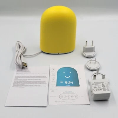 NEW URBAN HELLO YELLOW REMI DAY NIGHT KIDS EDUCATIONAL ALARM CLOCK MONITOR LIGHT
