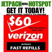 $60 VERIZON PREPAID REFILL FOR JETPACK AND HOTSPOTS DIRECT ✅ GET IT TODAY!