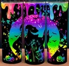 Oogie Boogie Gradient Nightmare Before Christmas Paint Drip Cup Mug Tumbler