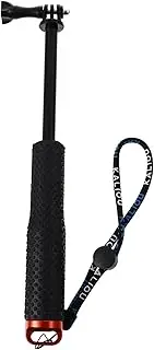Angoily Alloy Extendable Pole Selfie Stick for Camera Compact Portable Great for Travel Outdoor Activities