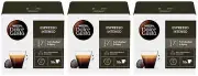 3 NESCAFE ESPRESSO INTENSO Instant Coffee Dolce Gusto Capsules Boxes 112g 3.95oz