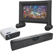 Laser 1080P Cinema Projector Outdoor Bundle 2024