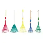 Metal Kids Harrow with Handle Small Harrow Child Size for Gardening Multicolor