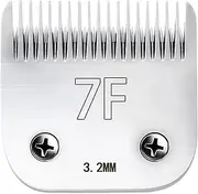 Gwreiddyn 7F Clipper Blade A5 Blades - SK2 High Carbon Series Detachable 7F Blade, 7F Clipper Blades Compatible with Most Andis, Wahl, Oster A5 Clippers (1/8 Inch 3.2mm Cut Length)