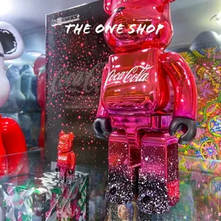 TheOneShop BE@RBRICK Coca Cola 可樂 可口可樂 電鍍可樂 星空可樂 電鍍 庫柏力克熊 400% 100%