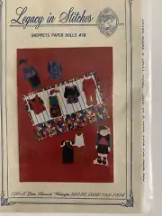 Legacy In Stitches ‘Snippets Paper Dolls Pattern #38 Circa 1993