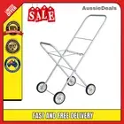 Laundry Trolley Deluxe Foldable Clothes Washing Basket Carrier Trolley Cart AUS