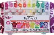 Tulip DC31680 One Step Tie-Dye Kit 12 Colour Super Big, Kaleidoscope