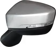 Wing Mirror Unit for Mitsubishi for Eclipse for Cross 2018 2019 Reverse Mirror Car Outside Rearview Mirror with LED Turn Signal Light Side (Size:Only Right C)
