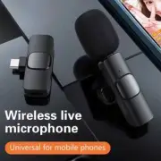 Mini Wireless Microphone Type C Lightning for iPhone & Android, Noise Reduction