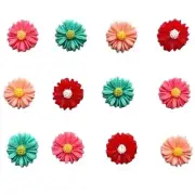 Summer Bouquet - Shelly's Buttons - Flower Flat Back Embellishments Craft Scrap