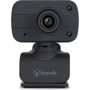 Bon.Elk USB Webcam, Clip On, 1080p Black