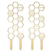 Pothos Plant Climber Support,Wooden Honeycomb Indoor Plant Trellis 16 Inch2715