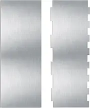 2 PCS Stainless Steel Cake Scraper, Cake Scraper Edge Cake Edge Smoother, Cake Decorating Comb, Pastry Cutter for Home Kitchen Mousse Butter Cream Cake Decor