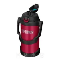 在飛比找蝦皮購物優惠-THERMOS 膳魔師 水瓶真空隔熱 運動水壺 2L 紅色 