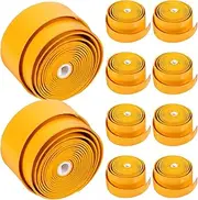 Mikinona 10Pcs Badminton Grip Tape PU Sweat Absorbent Racket Overgrip Slip Tennis Paddle Band for Enhanced Performance and Comfort During Play