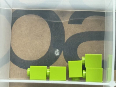 LEGO Parts - Lime Brick 1 x 1 - No 3005 - QTY 5