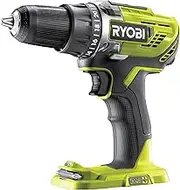 Ryobi ONE+ R18DD3-0 18V Cordless Compact Drill Driver (Body Only), Hyper Green