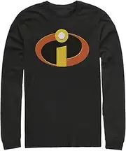 [Pixar] Big & Tall Men's Incredibles Logo Tops Long Sleeve Tee Shirt