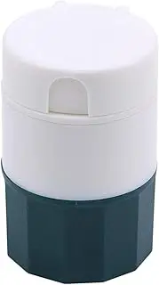 Pill Crusher and Cutter(3 Pack), 4 in 1 Multifunctional Storage Crusher Splitter Travel Box, Pill Crusher Grinder Fine Powder for Small Pills and Vitamins