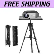Portable Adjustable Tripod Stand for Projectors & Laptops - Height 16" to 45"