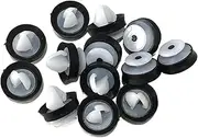 AMGHCGTEEW 20pcs Nylon Plastic Rivets Car Door Panel Clips Fit For Citroen C4 Fit For Peugeot 307 308 Fit For Renault Kangoo Fit For Clio Fit For Berlingo Fit For Megane Fit For Scudo Fit For PSA(GTH2