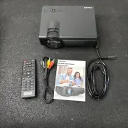New - Tenker Q5 Mini LCD Video Projector Black HDMI PJ0741