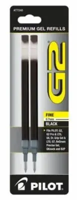 Pilot G2 Gel Pen Refills in Black - Ultra Fine - NEW - Made in Japan P77287