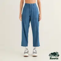 在飛比找momo購物網優惠-【Roots】Roots 女裝- CHAMBRAY錐形牛仔褲