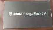 URBNFit Yoga Blocks - Foam Yoga Block Set with Strap sets -Purple