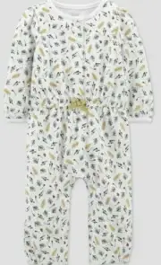 NWT Just One You Carter Baby Girls Floral Rompers NEWBORN Ivory