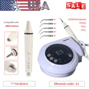 Dental Ultrasonic Scaler 5*Tips fit EMS Cavitron Woodpecker + Handpiece replaced