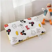 Almohada para Dormir De Dibujos Animados para Niños, Almohada De Algodón Puro, Suave Y Cómoda, Ayuda A Dormir, Lavable A Máquina, Sin Necesidad De Funda De Almohada(Color:C)
