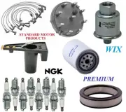 Tune Up Kit Filters Cap Wire Spark Plugs For FORD E-150 ECONOLINE V8 5.0L 81-85 (for: Ford)