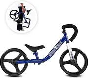 smarTrike Folding Balance Bike with Free Riding Protective Gear, Blue