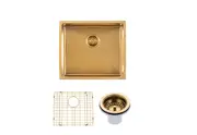510x450x230mm ACA 1.2mm Handmade Top/Undermount Single Bowl Kitchen/Laundry Sink