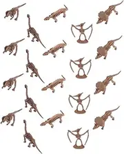 Toyvian 24Pcs Dinosaurs Random Styles Mini Knickknacks for Room Decor Educational Fun for Boys and Safe and Engaging Playthings for Imagination Development