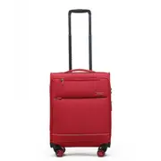 Tosca So-Lite 54cm/48L Suitcase Luggage Travel Carry On Trolley Case Red