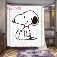 在飛比找蝦皮購物優惠-🚿🛁 SNOOPY 浴簾 ～史努比 浴簾 🚿🛀 滌綸布 防水