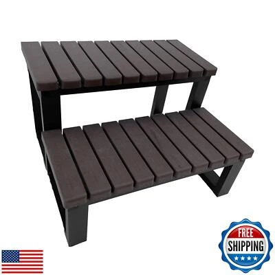 ACYED Hot Tub Steps Upgrade Universal Aluminum Spa Steps,Outdoor Indoor Hot T