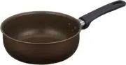 Thermos Durable deep frying pan pot 20cm Dark brown stove only KFL-020D DBW