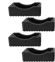 Griddle Leveling Feet,Grill Leveling Pad BBQ Accessories - Stackable Griddle Leg Accessories BBQ Tool for Patio, Garden, Backyard, Camping