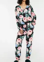 NEW PETER ALEXANDER FLORAL SHIRT TOP & PANTS PJ SET RRP$159.90 SMALL S